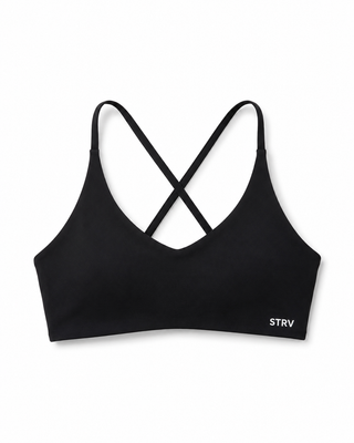Soft Power Crossback Top | Black