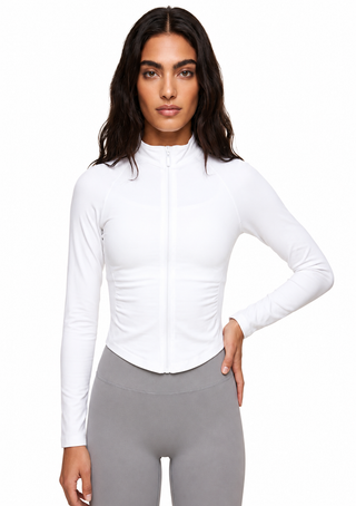Longline Zip Up Jacket